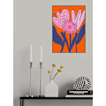 Miniatyrbild 2 av 2: Abstract Flowers MultiColor 21x30 cm