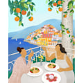 Pikkukuva 2 / 2: Tytöt Positanossa MultiColor 21x30 cm