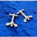 Miniatyrbillede 2 af 3: eksklusive ærmeknapper Silver