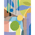 Miniatyrbild 1 av 2: Colorful Pattern MultiColor 21x30 cm