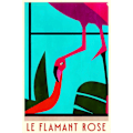 Miniatyrbilde 1 av 2: Le Flamant Rosé MultiColor 21x30 cm
