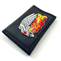 Pikkukuva 1 / 2: Wallet Skull with wings and flames Black