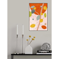Miniatyrbillede 1 af 2: Venlige farver Hilma 5 MultiColor 50x70 cm