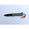 Pikkukuva 1 / 5: GANZO G7453 Green with whistle - knife folding knife grön
