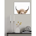 Miniatyrbillede 1 af 2: Peeking Cow MultiColor 21x30 cm