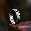 Miniatyrbild 4 av 4: Ring - Nordisk Mytologi - Evighetsknutar slipad #11