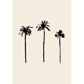 Miniatyrbild 1 av 2: Palm Trees MultiColor 30x40 cm