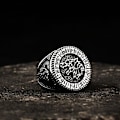 Pikkukuva 3 / 4: Ring - Norse Mythology Fenrir with runes #9