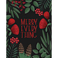 Pikkukuva 2 / 2: Merry Everything In Black MultiColor 21x30 cm