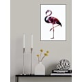 Miniatyrbild 2 av 2: Flamingo Silhouette MultiColor 21x30 cm