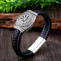 Miniatyrbilde 3 av 3: Bracelet - Norse mythology - Vegvisor with runes #22