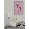 Miniatyrbild 2 av 2: Koi Fish Abstract MultiColor 70x100 cm