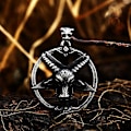 Pikkukuva 4 / 4: Pendant - Nordic Mythology - Pentagram with goat's head