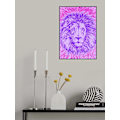 Miniatyrbild 2 av 2: Lion Portrait N King Of The Beasts MultiColor 70x100 cm