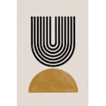 Miniatyrbild 1 av 2: Mid Century Modern No1. MultiColor 30x40 cm
