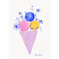 Pikkukuva 1 / 2: Ice Cream Flowers MultiColor 21x30 cm