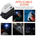 Miniatyrbilde 5 av 5: SPERAS B6 flashlight/ Headlight Black