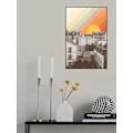 Miniatyrbild 1 av 2: Rainbow Sky Above Paris MultiColor 30x40 cm
