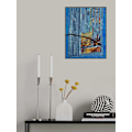 Miniatyrbild 1 av 2: Resting On A Winter Pond MultiColor 70x100 cm