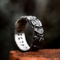 Miniatyrbillede 1 af 3: Ring - Nordic Mythology - Stone and runes #13