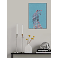 Miniatyrbillede 2 af 2: Abstract Cheetah MultiColor 30x40 cm