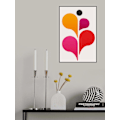 Miniatyrbillede 2 af 2: Abstract Dancer MultiColor 70x100 cm
