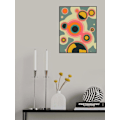 Miniatyrbild 2 av 3: Fluid Geometrics 2 MultiColor 30x40 cm