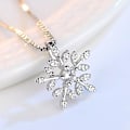 Pikkukuva 3 / 3: Necklace - silver color snowflake with rhinestone