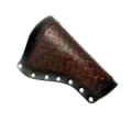 Miniatyrbilde 1 av 3: JJ Custom Works - Colt .45 Peacemaker Holster - Right - 2.25" - Brown - Basketweaved - Brass studs Right side - 2,25"