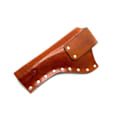 Miniatyrbilde 3 av 3: JJ Custom Works - Colt .45 Peacemaker Holster - Right - 4.75" - LightBrown - Plain - Nickel Studs Right side - 4,75"