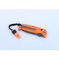 Pikkukuva 2 / 5: GANZO G7413 orange stonewashed with whistle - knife folding knife orange