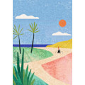 Pikkukuva 2 / 2: Beach Girl MultiColor 21x30 cm