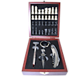 Miniatyrbillede 1 af 2: chess game, wine accessories - Black Black