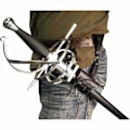 Miniatyrbillede 2 af 2: PK-6182 Universal svärdsgroda i läder Black
