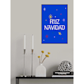 Miniatyrbillede 1 af 2: Feliz Navidad MultiColor 30x40 cm