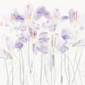 Miniatyrbild 1 av 2: Crocuses In The Grass MultiColor 70x100 cm