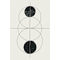 Miniatyrbild 1 av 2: Minimal Geometric Shapes 1 MultiColor 21x30 cm
