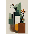 Pikkukuva 2 / 3: Geometriska vaser MultiColor 70x100 cm