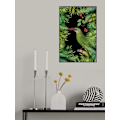 Miniatyrbild 2 av 2: Jungle With Green Toucan MultiColor 70x100 cm