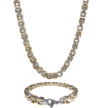 Pikkukuva 1 / 4: Chain necklace Silver/gold 4mm*55cm