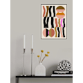 Miniatyrbild 1 av 2: Abstract Composition 26 MultiColor 21x30 cm