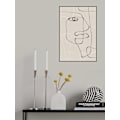 Miniatyrbild 1 av 2: Abstract Face No1. MultiColor 50x70 cm