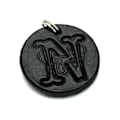 Miniatyrbillede 1 af 2: Handmade pendant from swedish quality leather Nature
