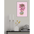 Miniatyrbild 1 av 2: Blooming Vase In Pink MultiColor 21x30 cm