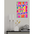 Pikkukuva 1 / 2: Pastel Neon Pattern MultiColor 50x70 cm