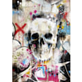 Miniatyrbillede 2 af 2: Skull MultiColor 30x40 cm