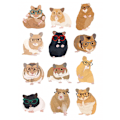 Pikkukuva 1 / 2: A1 Hamsterit silmälaseissa MultiColor 50x70 cm
