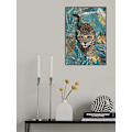 Miniatyrbild 2 av 2: Curious Jaguar In The Rainforest MultiColor 50x70 cm