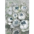 Miniatyrbild 2 av 2: Nuria Bouquet Of Peonies In Teal And Green MultiColor 70x100 cm