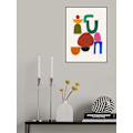 Miniatyrbillede 2 af 2: Omfavnelsen MultiColor 21x30 cm